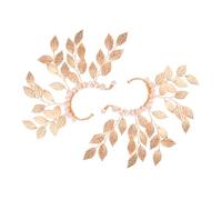 BESPORTBLE 2 pièces Boucles Oreilles Manchettes sans Perçage Ajustables Féériques et Légères pour Mariage et Fête Lot de Élégantes