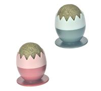BESPORTBLE 2 Pièces Boule de Dents Chat taquin de Dentition Chaton Jouets à mâcher Interactive Cat Toy friandise pour Chat molaire Chaton Boule d'herbe à Chat pour Chat Plastique