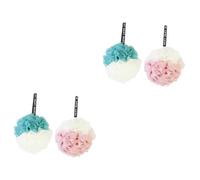 BESPORTBLE 2 Pièces Boules De Bain En Éponge Ultra-douce Avec Maille - Parfaites Pour Un Moment De Détente Et De Bien Être Taille Idéales Pour Le Bain Ou La