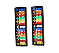 BESPORTBLE 2 Pièces Boulier Éducatif Coloré Rangées pour Garçon Fille Apprentissage Calcul Mathématiques Garçon Fille Aidant Au Comptage