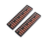 BESPORTBLE 2 Pièces Boulier Traditionnel Perles Éducatif pour Garçon Fille Outil de Calcul Arithmétique Apprentissage Calcul Mental