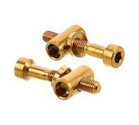 BESPORTBLE 2 pièces Boulons de Tige de Selle Lot pour Vtt Fixation et Alliage Vis de Serrage Précises pour Tube de Selle