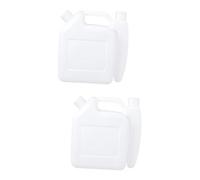 BESPORTBLE 2 Pièces bouteille de mélange pour le carburant blanc pot doseur flacon mélangeur bouteille de mélange de carburant bouteille pour tronçonneuse épaissir bidon d'huile