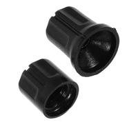 BESPORTBLE 2 Pièces Boutons de de Volume Rotatifs avec Insert pour Remplacement de Knob de Potentiomètre Ajustement du Volume et Sélecteur de Canal pour Radios et Appareils Audio