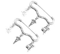 BESPORTBLE 2 Pièces Broche docteur insignes de pectoral broches de broches de pharmacien Silver