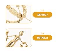 BESPORTBLE 2 Pièces Broche Épingle Métal Homme Balance Justice Accessoire Costume Alliage Badge Col de Chemise pour Avocat Juge Événements Formels