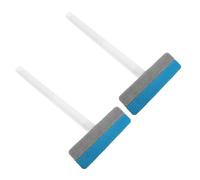 BESPORTBLE 2 Pièces Brosse de Nettoyage des Poils d'animaux dissolvant de Peluches pour lit de Chat épilateur pour pour Animaux de Compagnie Pinceau Feutre Double Face PP Light Grey