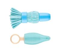 BESPORTBLE 2 pièces Brosse de Nettoyage Silicone pour Biberon et Tétine Set Portable avec Brosse à Secouer pour Maman et Pratique