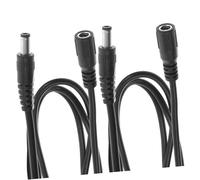 BESPORTBLE 2 pièces Câble Alimentation DC Mâle à Femelle Câble Rallonge Robuste pour Caméra CCTV et Bande LED Cordon Extension Pratique et Résistant