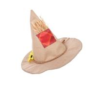 BESPORTBLE 2 pièces Chapeau Sorcière Halloween Tournesol Accessoire Épouvantail Cosplay Fête Automne Chapeau Costume Polyvalent Sorcière et Magicien