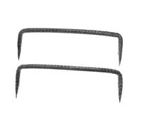 BESPORTBLE 2 pièces Clous Acier Double Pointe Fixation Robuste pour Matériaux de Construction Résistants Usage Durable et Sécurisé