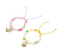 BESPORTBLE 2 Pièces Collier De Lapin Chat De Conception De Fruits Collier De Chat Mignon Cloche Collier LED pour Chien Cône De Chat Plaque D'identification Brosse Chat Tunnel De Chat Chiffon