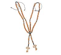 BESPORTBLE 2 pièces Collier de Prière Perles pour Baptême et Événements Spéciaux pour Hommes et Femmes