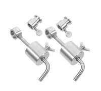 BESPORTBLE 2 Pièces Contrepoids Acier Inoxydable pour Broche de Rôtisserie Accessoire pour Barbecue Stable et Équilibré Lot pour Pique- et Réunions Plein Air