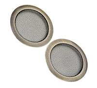 BESPORTBLE 2 pièces Couvercles de Rosace Bronze Ancien pour Guitare Lot de Inserts de Trou Sonore Accessoires pour Guitares Acoustiques et Résonateurs