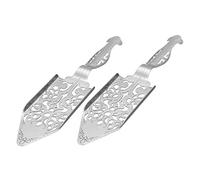 BESPORTBLE 2 pièces Cuillère Absinthe Inoxydable Acier Premium Cuillère Bar Multifonction Pratique pour Filtrer Sucre Agitateur Boisson Vintage Adaptée Préparation Absinthe