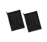 BESPORTBLE 2 pièces de Filtration Maille Polyester pour Pompe Étang Résistant Cordon de Serrage Protection Saletés et Usure pour Piscine et Aquarium Noir