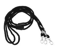BESPORTBLE 2 Pièces Dragonne de Sécurité pour Moufles de Ski et Moufles en Polyester Noir avec Protection Anti-Perte, Facile à Mettre Sports d'hiver