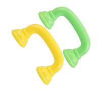 BESPORTBLE 2 pièces Écouteur Téléphonique pour Garçon Fille Simulation Réaliste avec Retour pour Pratique Prononciation Éducation Précoce et Jeu Imitation Couleurs Jaune et Verte