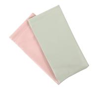 BESPORTBLE 2 pièces Étui à PU pour Femmes Pochette de Rangement pour Protection Rayures et Dégâts Pratique et Élégant Rose Vert