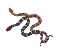 BESPORTBLE 2 pièces Figurines de Serpents Réalistes TPR Souple Jouets Éducatifs et Farces Halloween Modèles Flexibles pour Garçon Fille et Décoration Festive