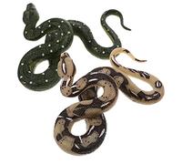 BESPORTBLE 2 pièces Figurines Serpents Simulés Décor Table Serpent Jouets Reptiles Éducatifs Résistants
