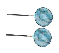 BESPORTBLE 2 Pièces Filets à pour Garçon Fille avec Manche Acier Inoxydable Filets de Flottants et pour et Observation Famille