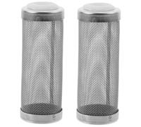 BESPORTBLE 2 Pièces Filtre Aquarium Acier Inoxydable Protection Maille pour Entrée Eau Gaine de Filtrage Résistante pour Bassins et Aquariums