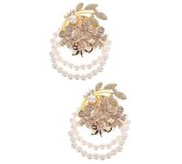 BESPORTBLE 2 Pièces Fleur De Poignet Corsage De Mariée Faire La Fête Être Filles Célibataire Van Bracelets Groupe Décoration Pour Mariage Bracelet De Poignet En Perles Acrylique