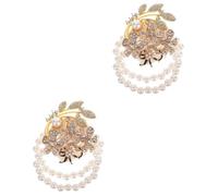 BESPORTBLE 2 Pièces Fleur De Poignet Groupe Pour Mariage Van Célibataire Bracelets Décorations Filles Corsage Faire La Fête De Mariée Être Bracelet De Poignet En Perles Acrylique