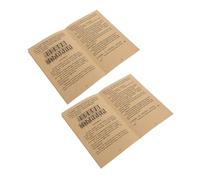 BESPORTBLE 2 Pièces Guide Mahjong Vintage Manuel Dinstructions Anglais de Règles Complet pour Débutants et Joueurs Avancés