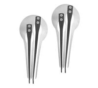 BESPORTBLE 2 pièces Guimbarde Portable pour Débutants Instrument Musical et Facile à pour Chants Traditionnels et Modernes pour Amateurs de Musique et Activités Extérieures