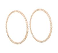 BESPORTBLE 2 Pièces Guirlande De Perles Décoratives Guirlande Couronne Extérieure De Perles De Porte D'Entrée Décoration Extérieure Couronnes s