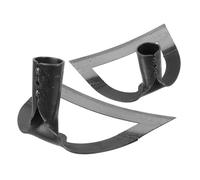 BESPORTBLE 2 Pièces Houe Creuse Acier Inoxydable Lame Tranchante pour Désherbage Labourage et Ameublissement Outil Robuste pour Jardinage et Agriculture Entretien Facile des Cultures