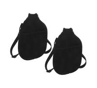 BESPORTBLE 2 pièces Housse Raquette de Tennis et Pickleball Néoprène Imperméable avec Poche Mesh Étui et Portable pour Badminton Protection Pratique avec Bandoulière Lot