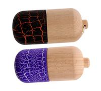 BESPORTBLE 2 pièces Jeu Bois Kendama pour Coordination Main-œil Créatif Hêtre pour Garçon Fille Dès Ans Activité Manuelle Ludique et Éducative Couleur Aléatoire Couleur Aléatoire