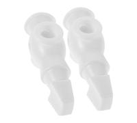 BESPORTBLE 2 Pièces Jeu de Football de Table Ensemble de Figurines de Joueurs Blancs Accessoires de Remplacement pour Machine à Foosball Compatible avec Diverses Tables de Soccer