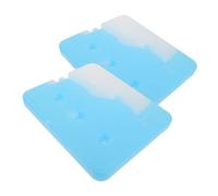 BESPORTBLE 2 Pièces Large Portable Ice Packs Leakproof Cooling Blocks for Outdoor Camping Picnics Food Freshness Preservation