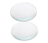 BESPORTBLE 2 Pièces Lentille Double Diamètre Claire pour Expériences Scientifiques et Apprentissage Optique Usage Polyvalent Physique et Chimie
