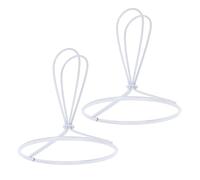 BESPORTBLE 2 pièces Lot de Clips Support Abat-jour Fer pour Ampoule Accessoire DIY pour Lampe de Table Bureau et Chevet Fixation Solide et Pratique