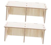 BESPORTBLE 2 Pièces Maison pour Hamster et Cobaye Cachette et Spacieuse Nid Activité Sécurisé et Confortable pour Petits Rongeurs Accessoire Pratique pour Cage Hamster Nain et Décoration