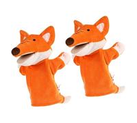 BESPORTBLE 2 pièces Marionnettes à Main Renard Peluche Jouets Interactifs Parent Garçon Fille Marionnettes Animales pour Garçon Fille Doigts Éducatives pour Développement Créativité