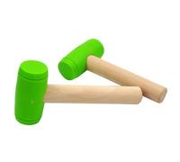 BESPORTBLE 2 pièces Marteau Bois Simulé pour Garçon Fille Maillet Factice et Compact Éducatif pour Développer Coordination et Motricité des Tout-Petits Cadeau Anniversaire Garçon Fille