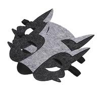 BESPORTBLE 2 Pièces Masque Animal Feutre pour Garçon Fille Lot de Déguisement Halloween et Cosplay Accessoire de Fête pour Activités Familiales et Scènes Théâtrales