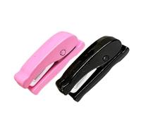 BESPORTBLE 2 Pièces Miniature Agrafeuse Modèle de Accessoires pour Maison de Poupée Rose et Noir Décoration Scène Miniature Résistante et