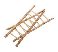 BESPORTBLE 2 Pièces Miniature Bamboo Ladder Set for Dollhouse Furniture Vintage Mini House Ladder for DIY Fairy Garden Decoration and Garden Craft