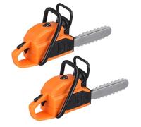 BESPORTBLE 2 pièces Miniature Chainsaw Ornament Simulated Outdoor Garden Tool for Dollhouse Decoration Weather Resistant and Lifelike Mini House Accessory