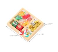 BESPORTBLE 2 Pièces Miniatures Candy Dollhouse Accessories Mini Sweet Ornaments for Christmas Decoration Lightweight Portable Tiny Candy Models for Festive Home and Party Decor