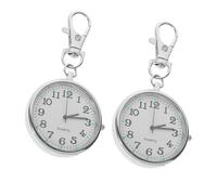 BESPORTBLE 2 Pièces Montre Infirmière avec Clip Porte-clés Affichage Clair Fixation Sécurisée Chronométrage pour Examens et Urgences