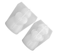 BESPORTBLE 2 Pièces Moule Silicone Ange Décoratif, Loisirs Créatifs DIY | Blanc, Finition Nette et Démoulage Rapide, pour Figurines Miniatures, Ornements et Savonnette
